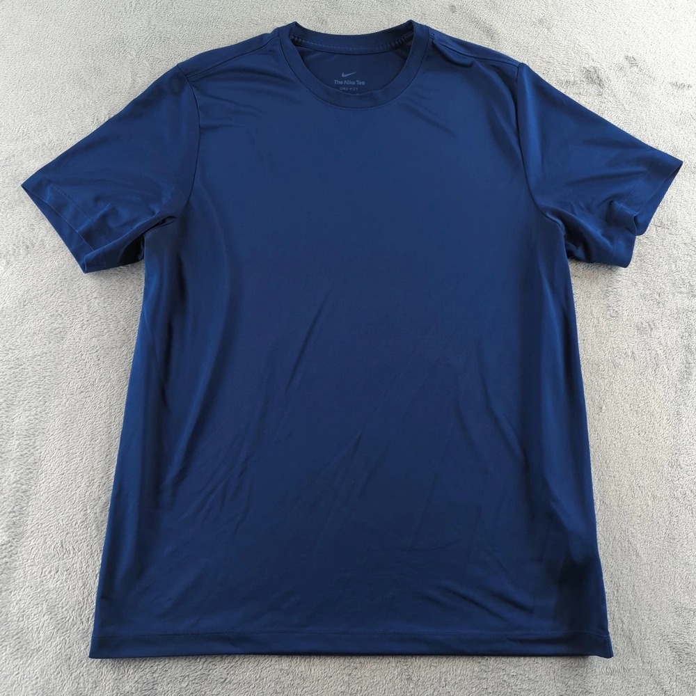 Nike Dri-FIT Shirt Mens‎ Extra Large Blue The Nike Tee Performance DX0989-492
